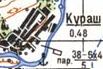 Топографическая карта Кураша