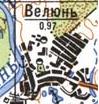 Топографическая карта Велюня