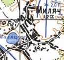 Топографічна карта Милячі