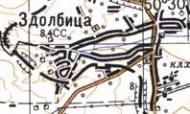 Топографическая карта Здовбицы