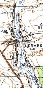 Топографічна карта Довжика