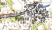Топографічна карта Ярового