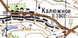Topographic map of Kalyuzhne