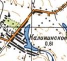 Топографічна карта Калінінського