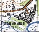 Топографічна карта Плавинищого