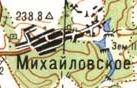 Топографічна карта Михайлівського