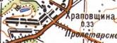 Topographic map of Khrapivschyna