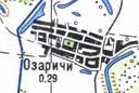 Topographic map of Ozarychi