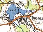 Топографічна карта Воргола