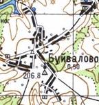 Топографічна карта Буйвалового