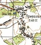 Топографічна карта Привілля