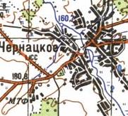 Топографічна карта Чернацького