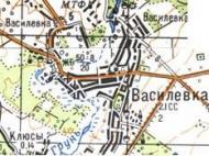 Topographic map of Vasylivka