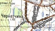 Топографическая карта Чернетчины