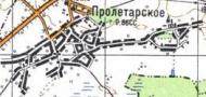 Topographic map of Proletarske