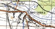 Топографическая карта Самотоевки