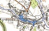 Topographic map of Kucherivka