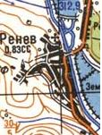 Топографическая карта Ренева
