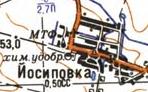 Топографічна карта Йосипівки