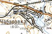 Топографічна карта Чабарівки