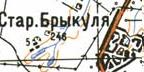 Топографічна карта Старої Брикуля