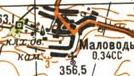 Топографічна карта Маловод