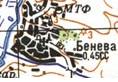 Топографічна карта Беневої