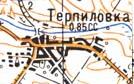 Топографическая карта Терпиловки