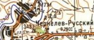 Топографическая карта Чернелева-Русского