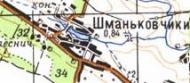 Топографічна карта Шманьківчиок