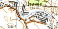 Топографічна карта Целієва