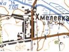 Топографічна карта Хмелівки