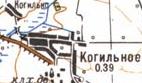 Топографічна карта Когильної