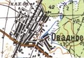 Топографічна карта Овадного