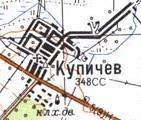 Топографическая карта Купичева