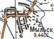 Топографическая карта Мыльска