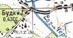 Топографічна карта Будок