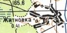 Топографическая карта Житновки