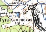 Топографічна карта Гута-Камінської