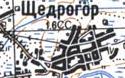 Топографическая карта Щедрогора