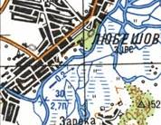 Топографическая карта Любешова