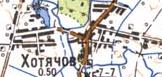Топографічна карта Хотячевого