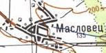 Топографическая карта Масловеца