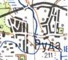 Топографічна карта Руди
