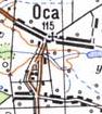 Топографічна карта Оси