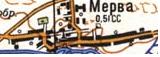 Топографічна карта Мерви