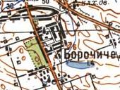 Топографічна карта Борочичого