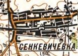Топографическая карта Сенкевичевки