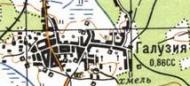 Топографічна карта Галузії