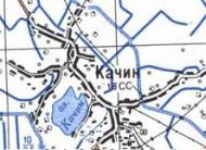 Топографическая карта Качина